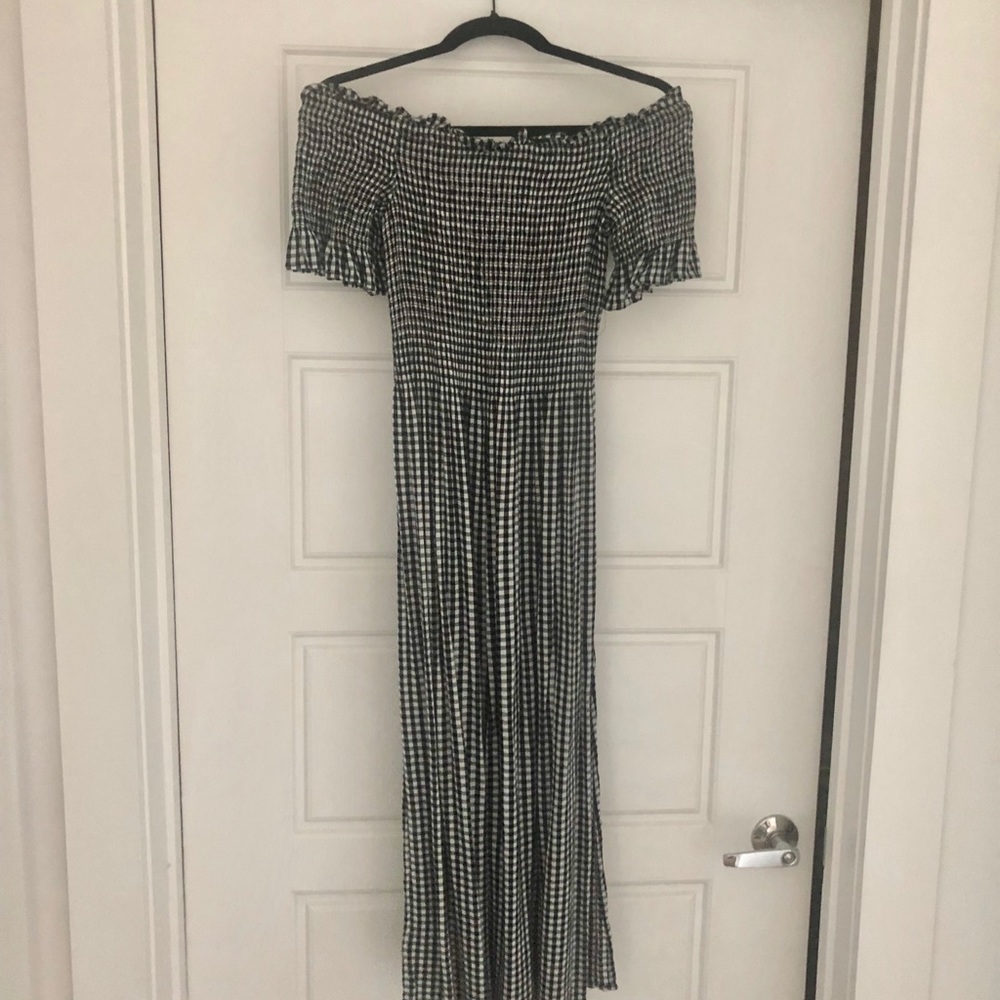 Midi off the shoulder dress